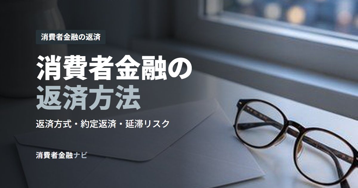 消費者金融の返済方法